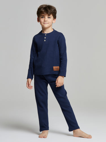 Pigiama Invernale Bambino 2 Pezzi - Cotone, Con Cappuccio, Cartone Animato, Morbido E Caldo - Foto 4