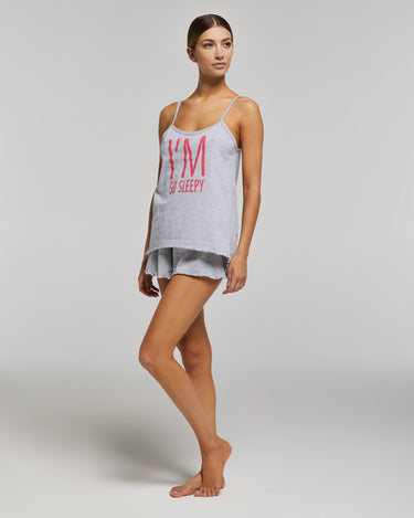Pyjama court en coton Euridice