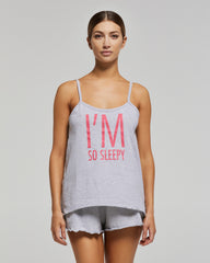 Pyjama court en coton Euridice