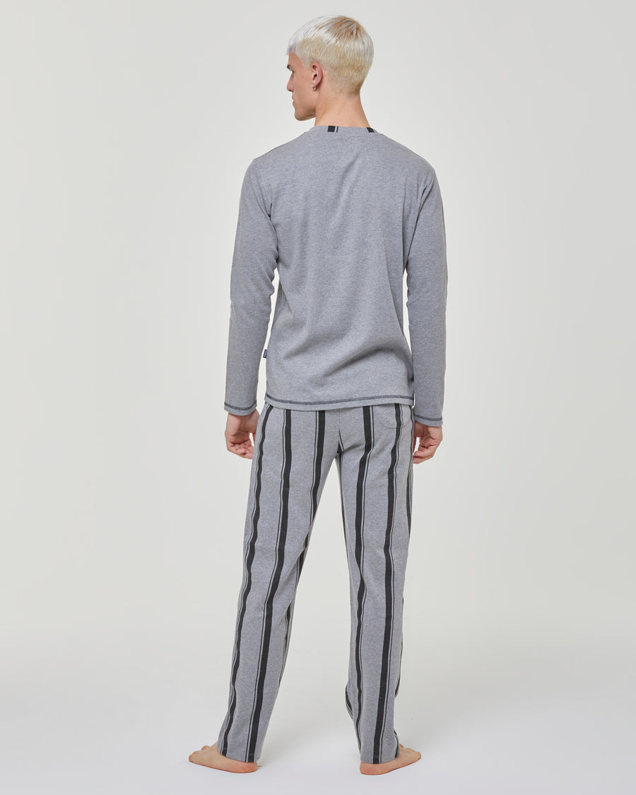 Asiago long interlock cotton pyjamas