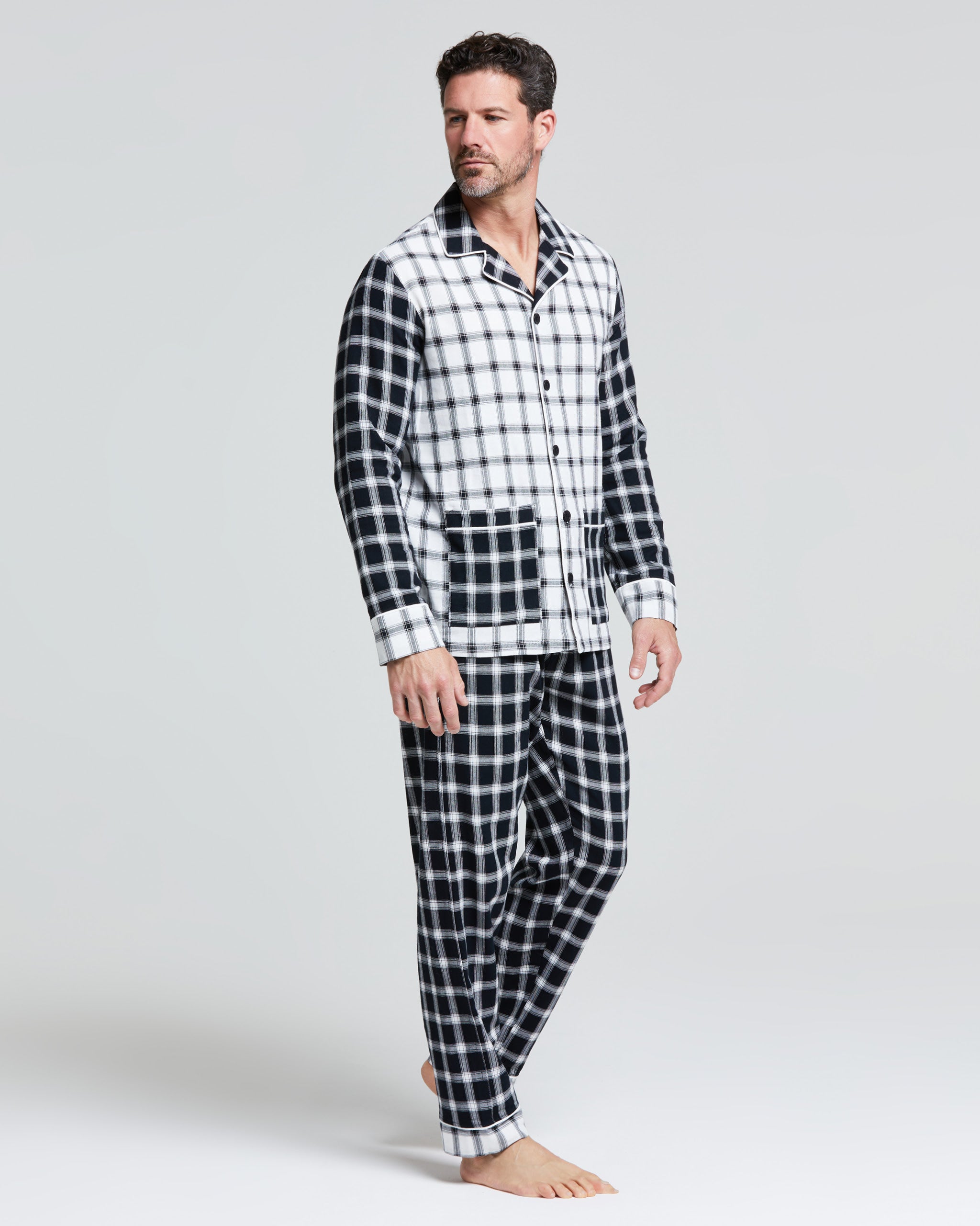 Pigiama Uomo POMPEA - Set Maglia E Pantaloncino Corto, 100% Cotone, Comfortabile, Made In India - Foto 10