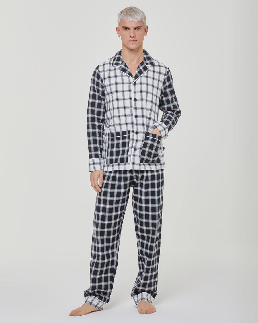 Langer Flanellpyjama von Temù