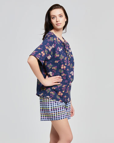PYJAMA COURT EN COTON MAGNOLIA