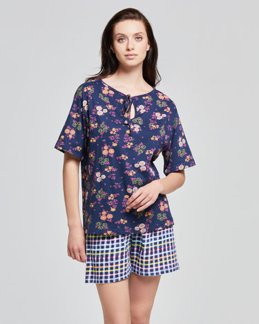 PYJAMA COURT EN COTON MAGNOLIA