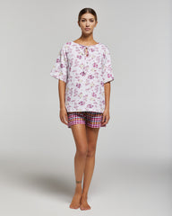 PYJAMA COURT EN COTON MAGNOLIA