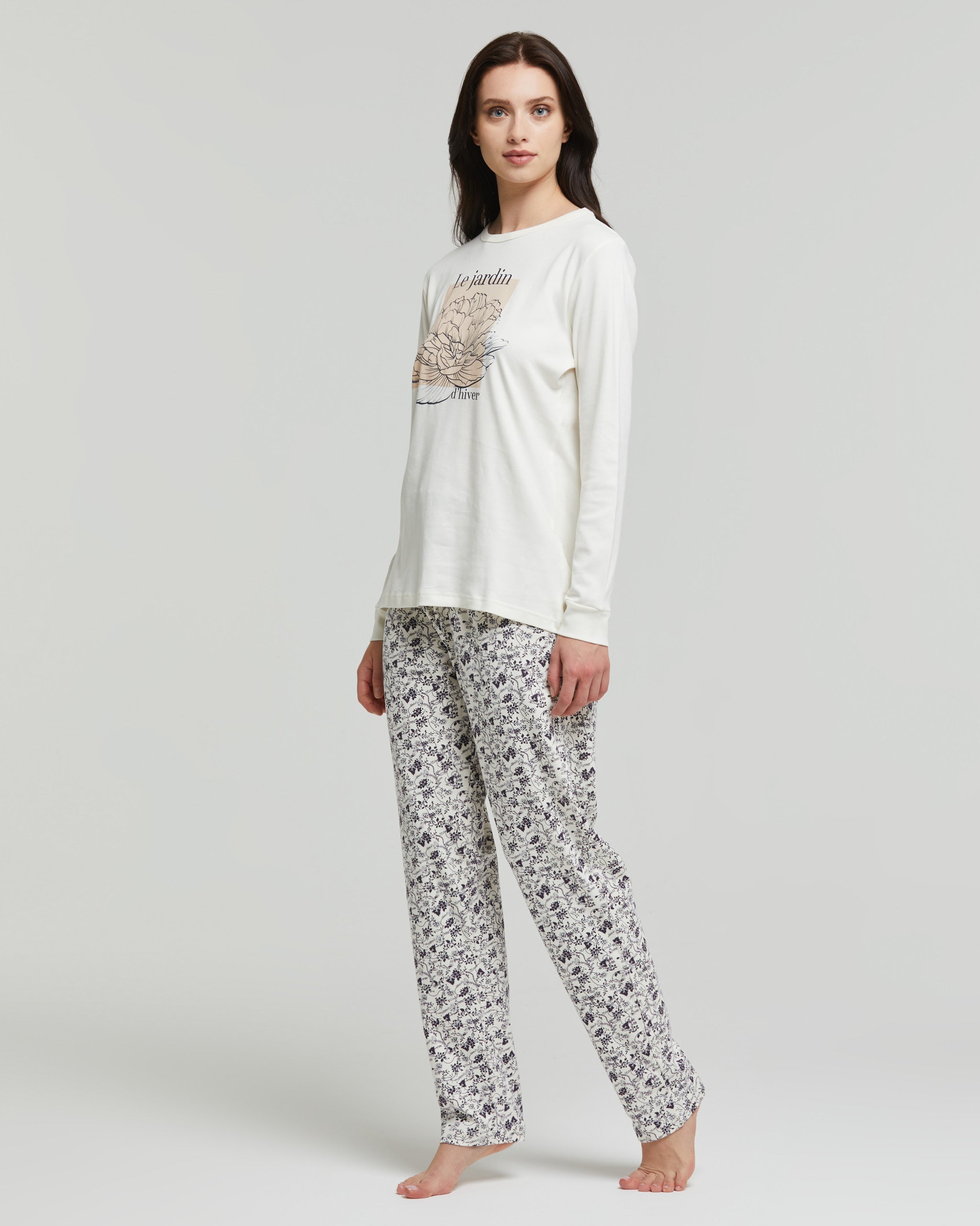 Schiesser Pigiama Lungo Cotone-Nightwear Set Donna Schiesser Pigiama Lungo Cotone-Nightwear Set Donna