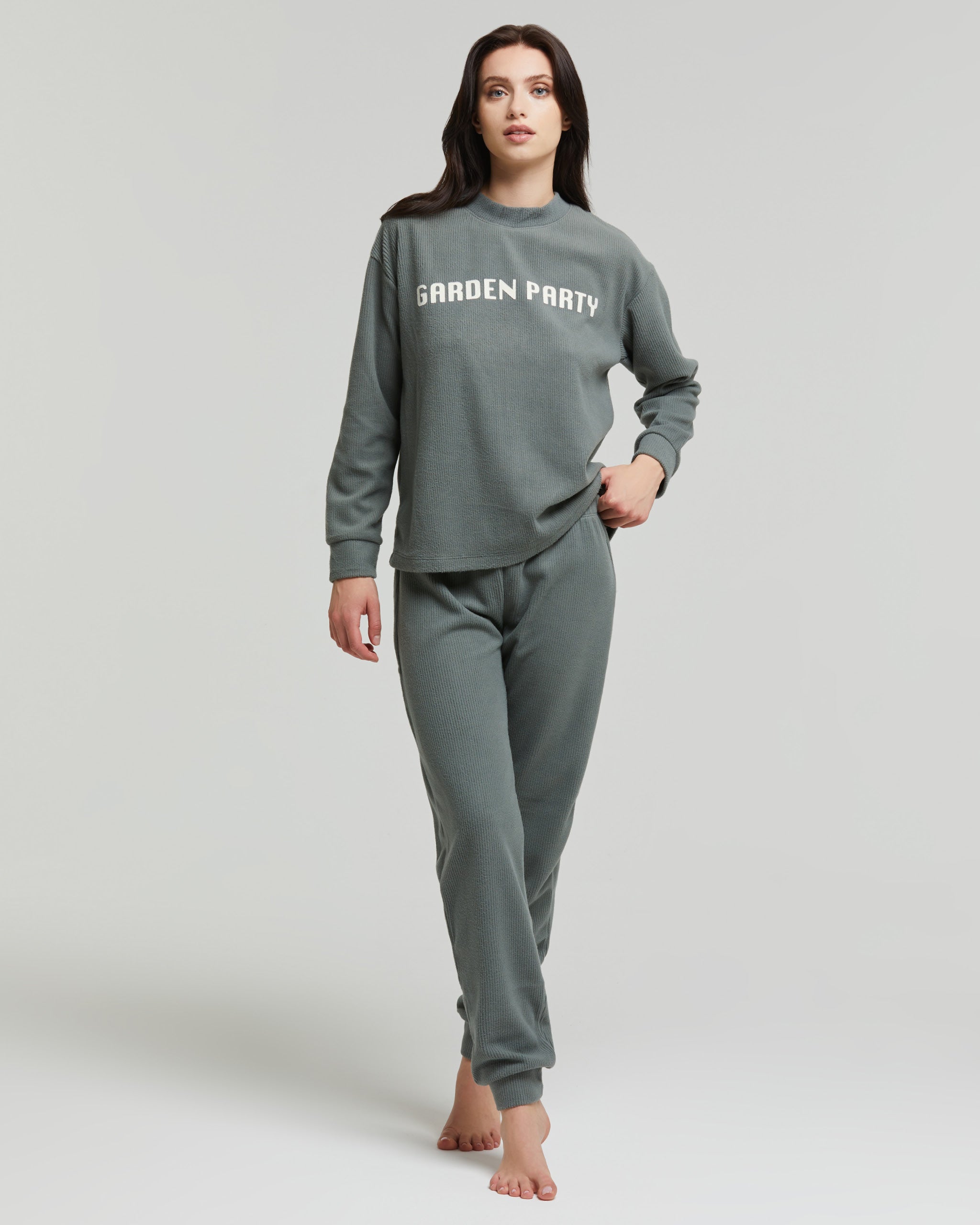 Pyjama long micropolaire Polare imprimé effet velours