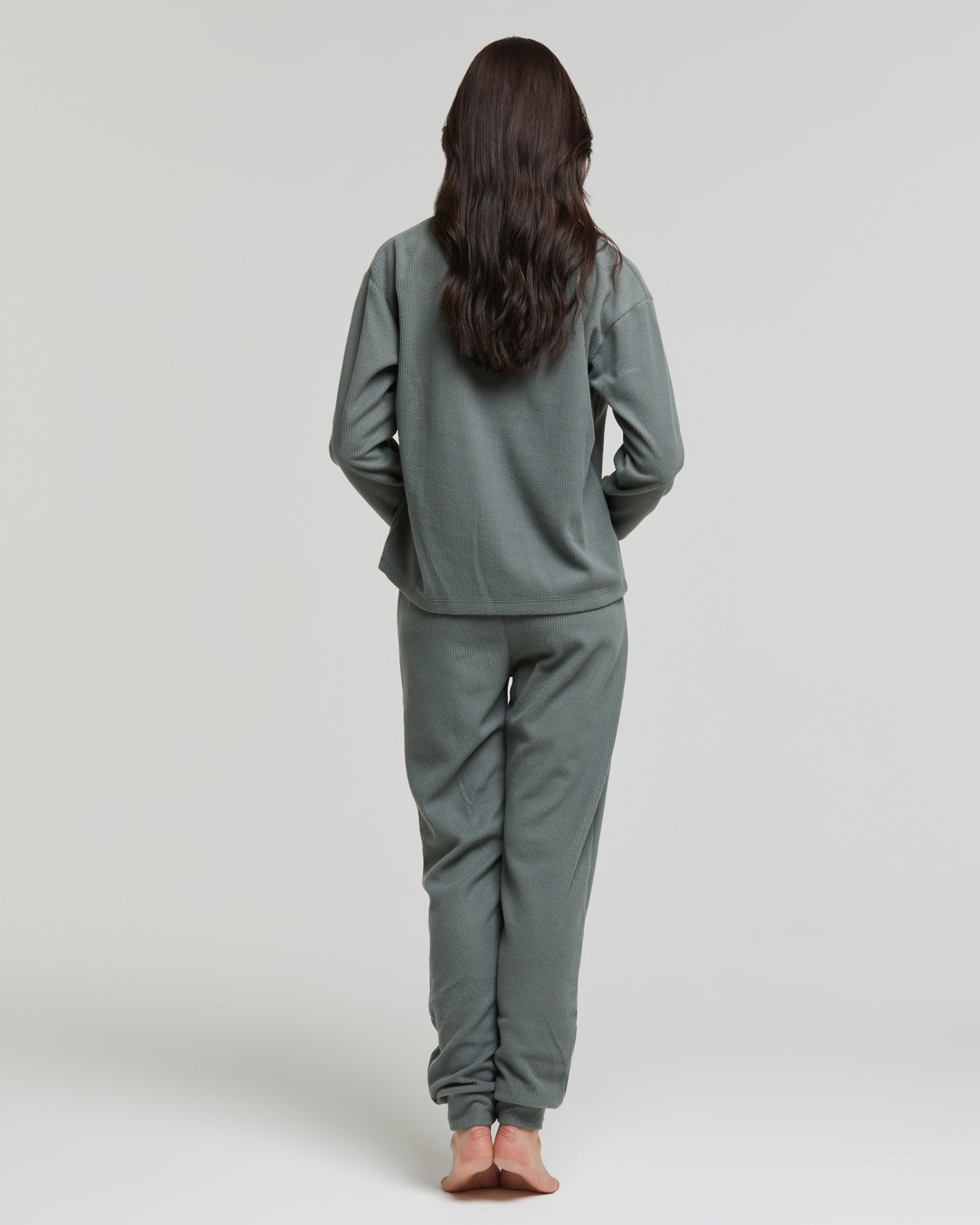 Pyjama long micropolaire Polare imprimé effet velours