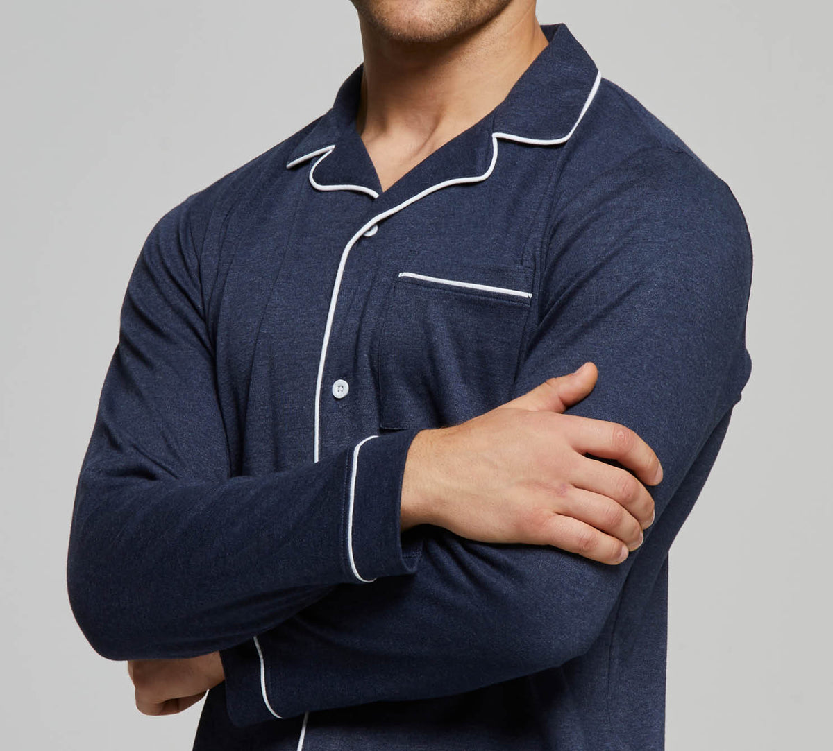 LONG FILIPPO PYJAMAS IN INTERLOCK COTTON