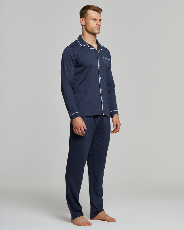 LONG FILIPPO PYJAMAS IN INTERLOCK COTTON