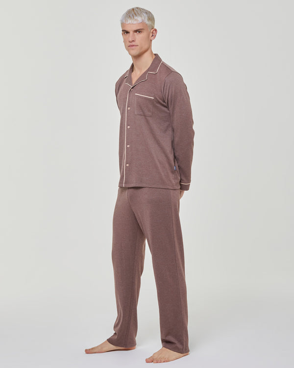 Filippo interlock cotton long pyjamas