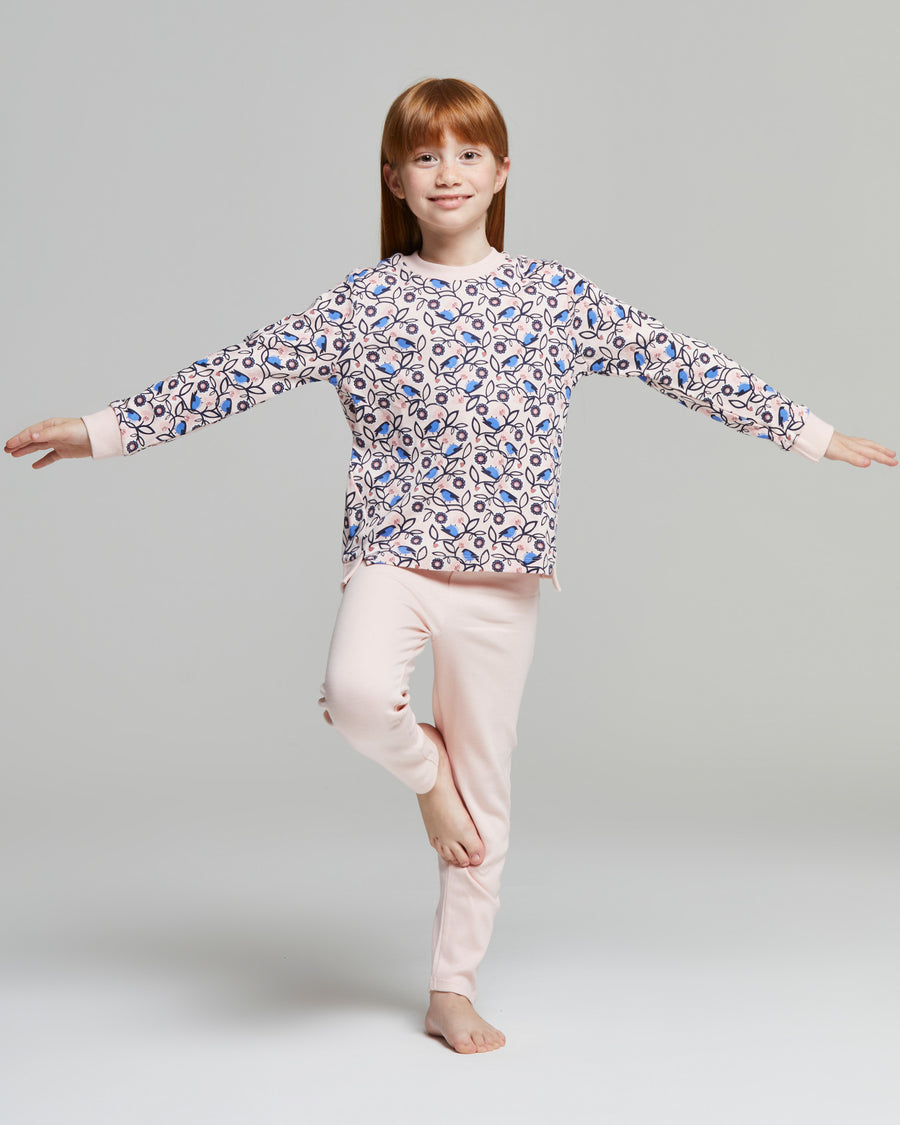 SADIRA LONG INTERLOCK COTTON PYJAMAS
