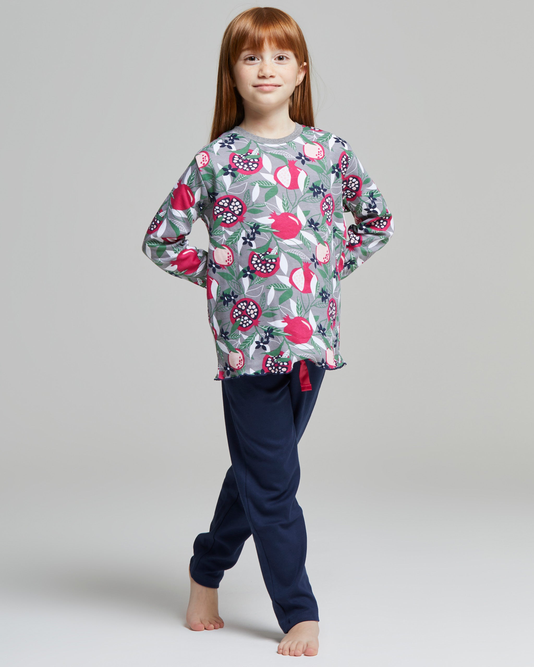 PYJAMA LONG EN COTON INTERLOCK CLEMATIS