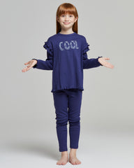 PYJAMA LONG EN COTON INTERLOCK ROSMARINO