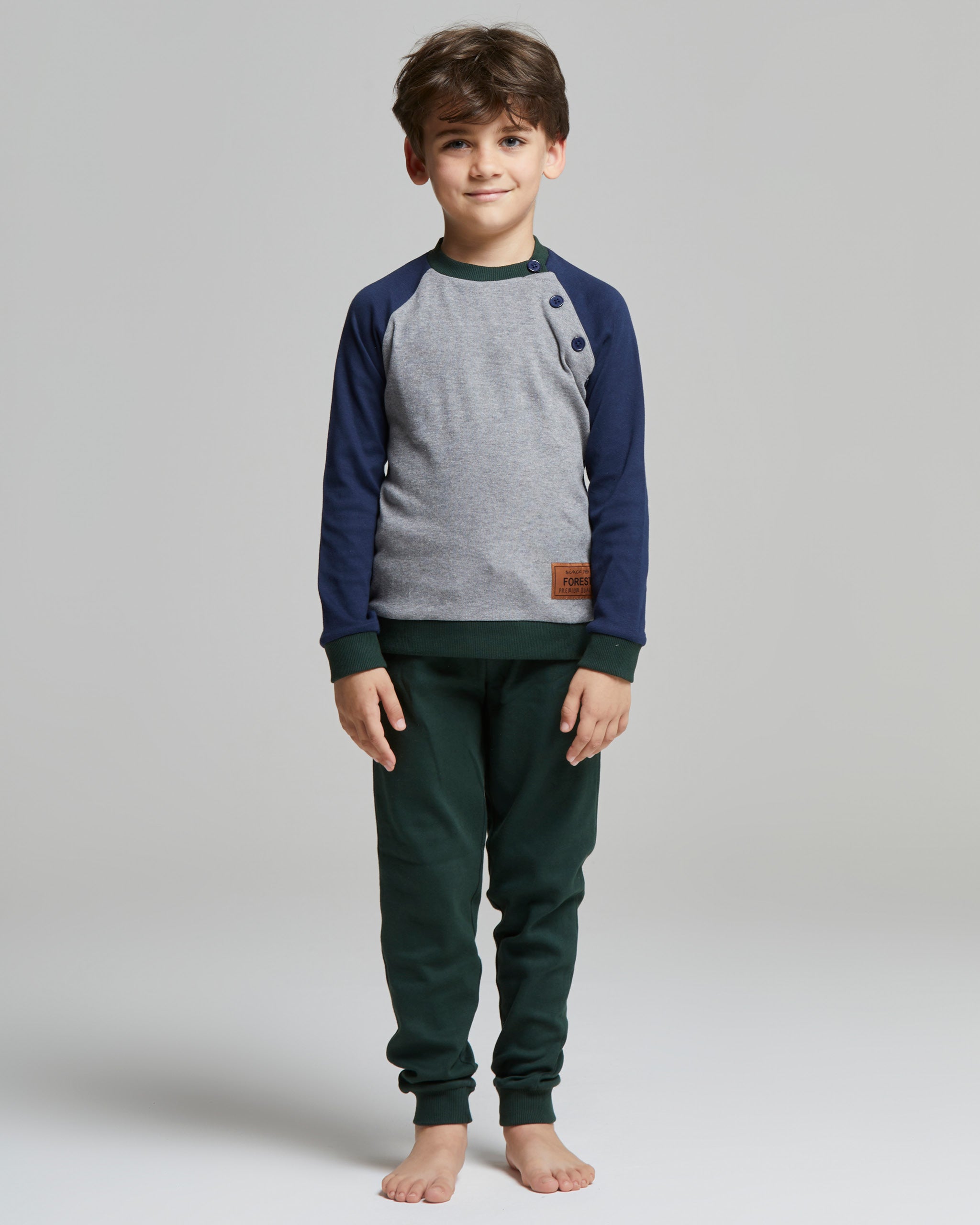 BRACHETTO LONG INTERLOCK COTTON PYJAMAS 