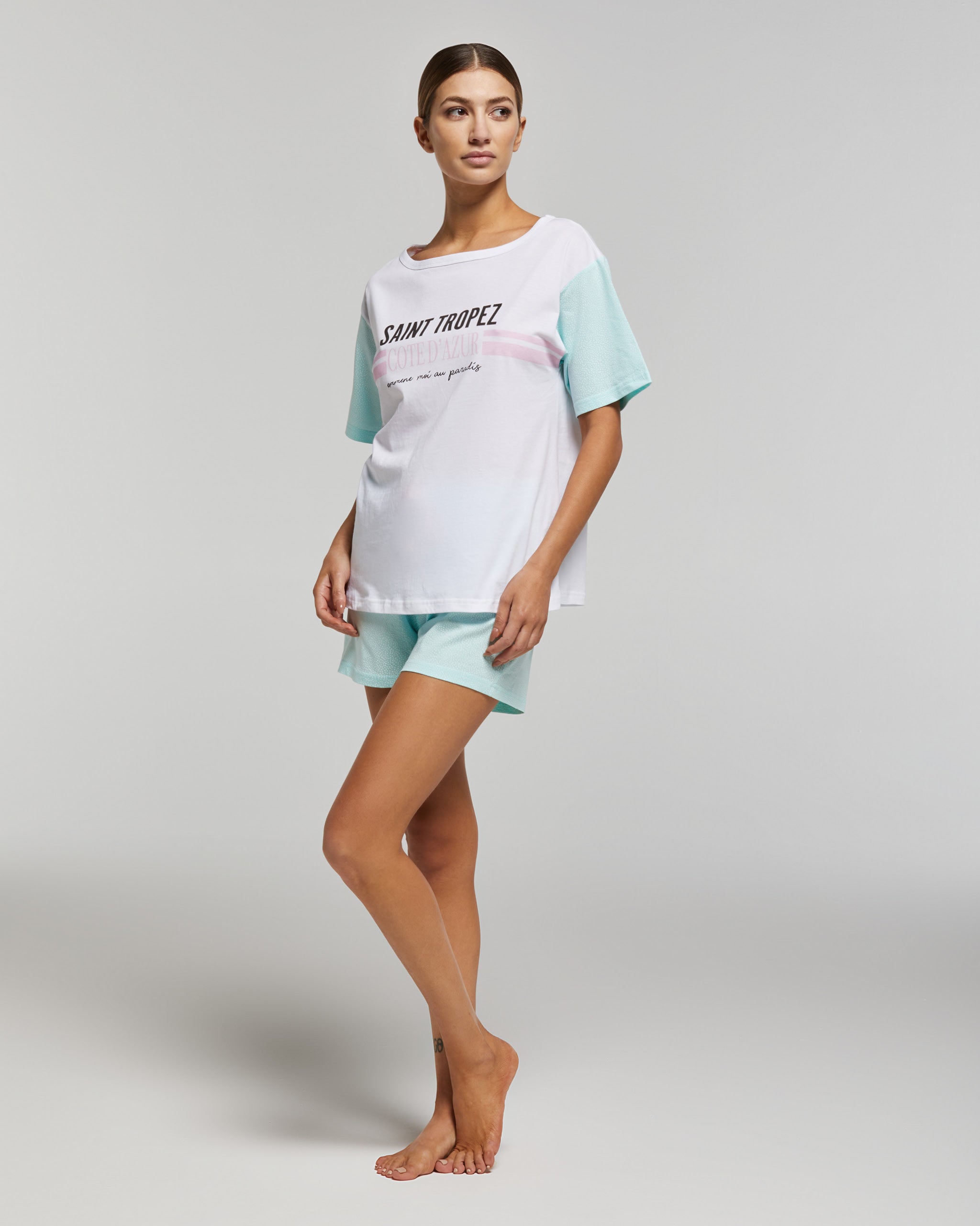 Angelica short cotton pajamas