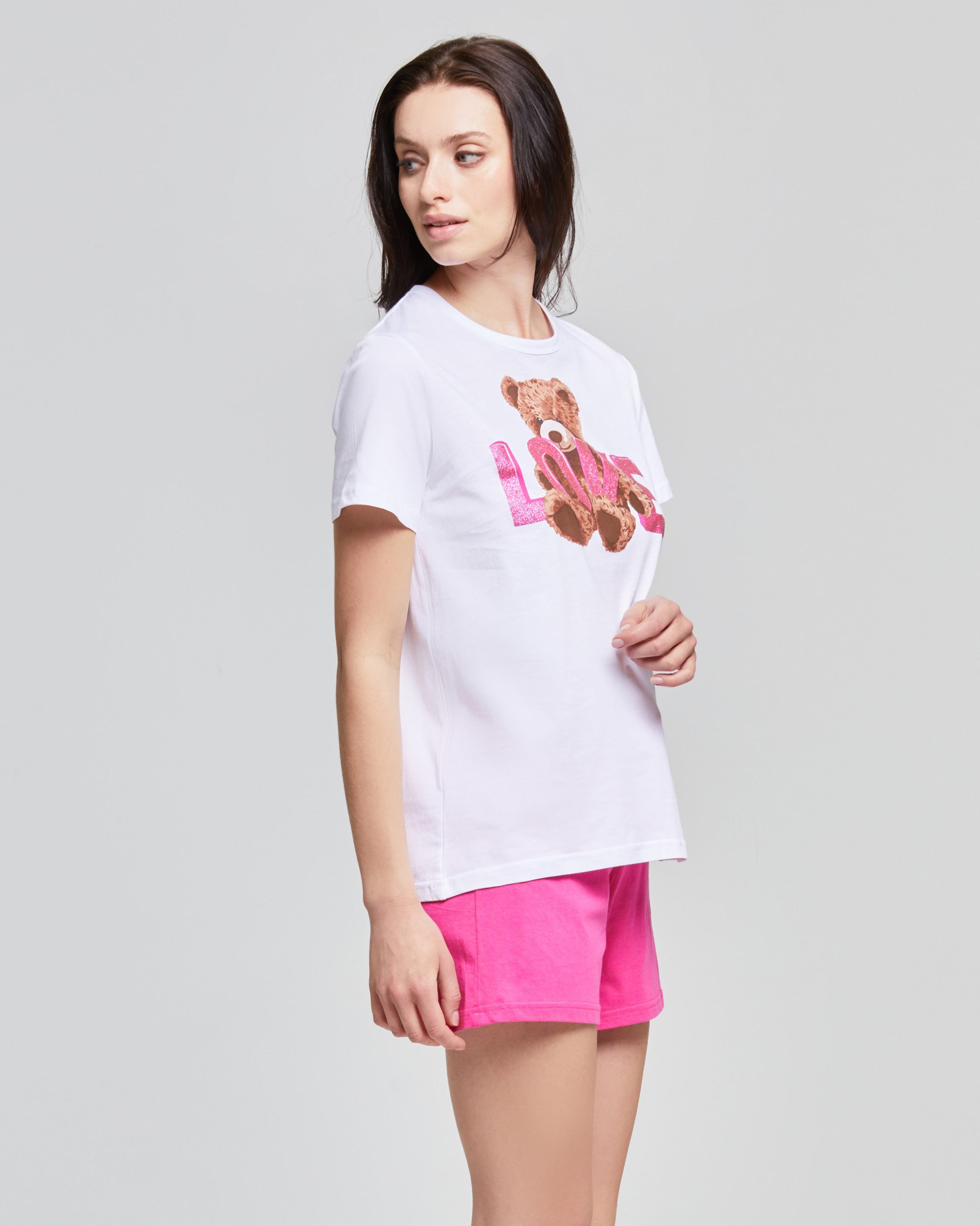 TEDDY SHORT COTTON PYJAMAS 