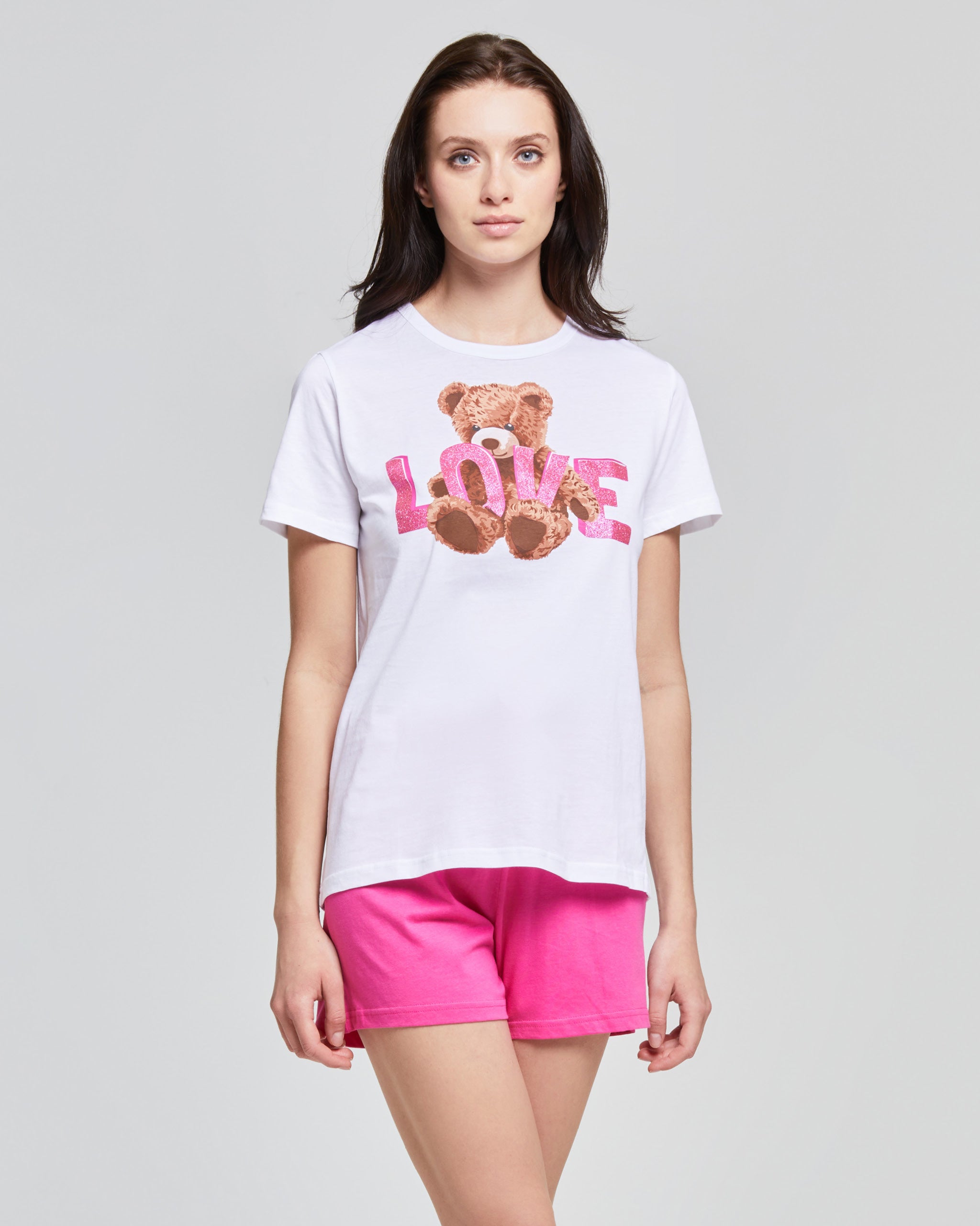 TEDDY SHORT COTTON PYJAMAS 