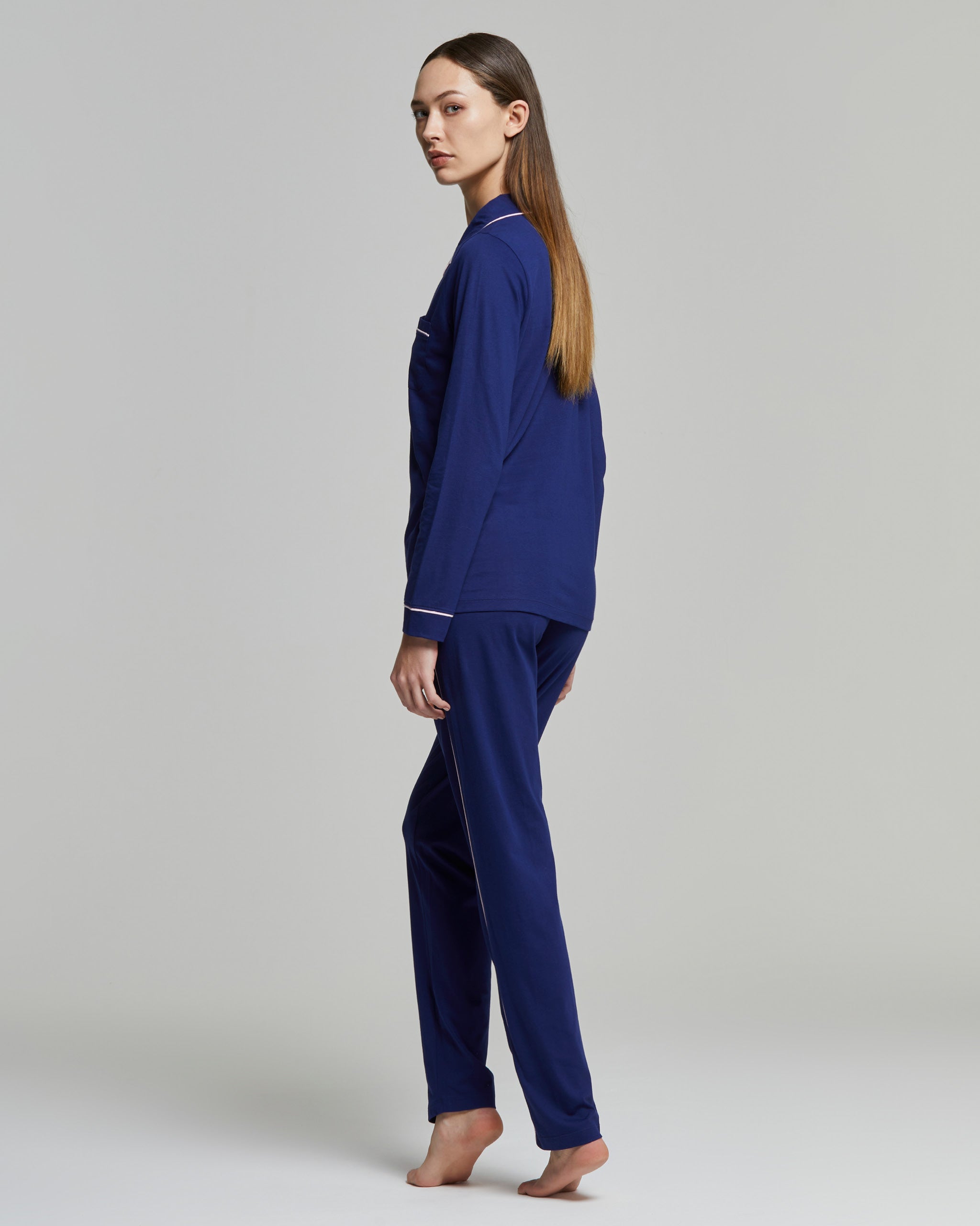 PIGIAMA CORTO VISCOSA E COTONE DONATA - Main Image