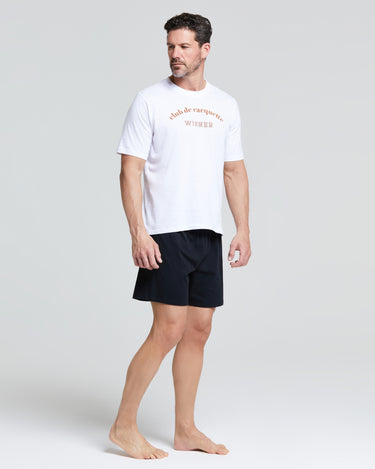 PYJAMA COURT EN COTON BRANDO