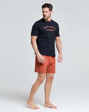 PYJAMA COURT EN COTON BRANDO