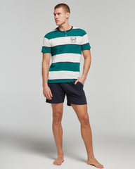 PYJAMA COURT EN COTON LUCIO