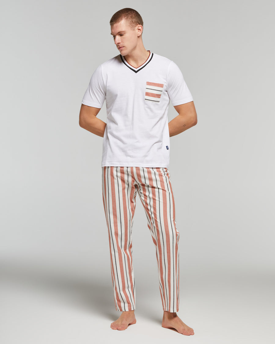 DAVIDE LONG COTTON PYJAMAS