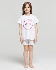 PYJAMA COURT EN COTON AGATA