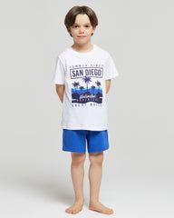 DIEGO SHORT COTTON PYJAMAS