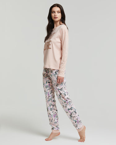 Pigiama lungo cotone interlock Ninfa