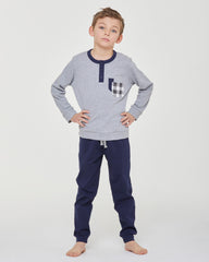 Pijama largo Willy de algodón interlock