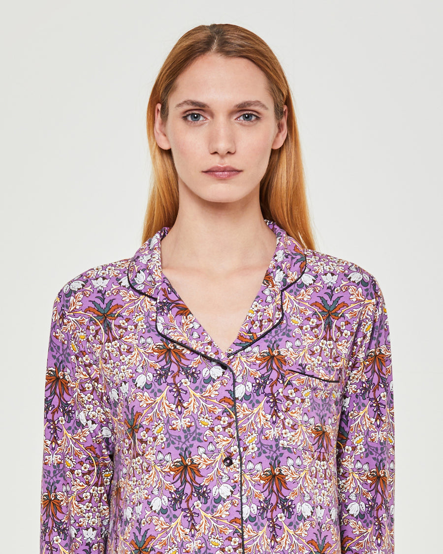 Chemise de nuit en viscose Orchidea