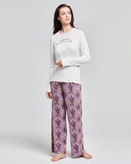Pyjama long en viscose Frangipane