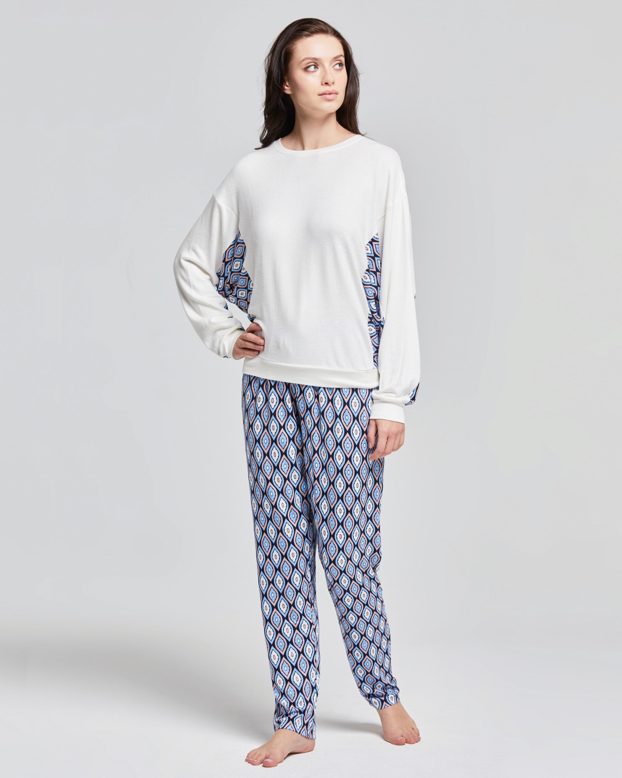 Pigiama Lungo Donna Women'secret | Modello Weekly Hope | Colore Arancione | Taglia M