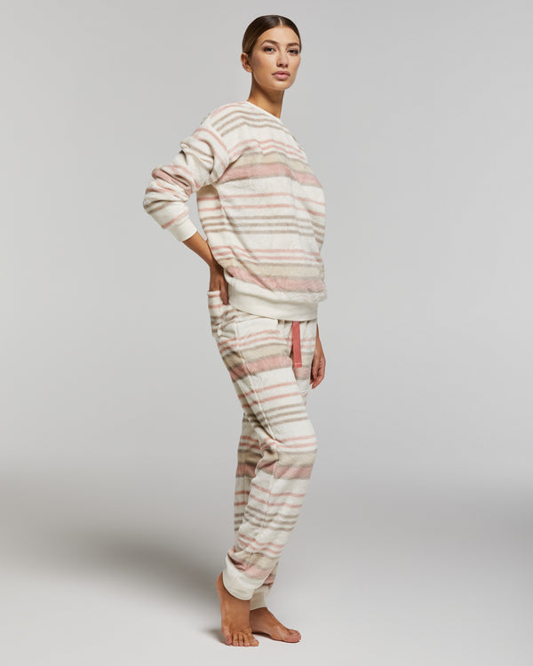 Geranium mikropolarer langer Pyjama