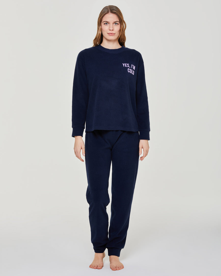 Garofano micropolar fleece long pyjamas