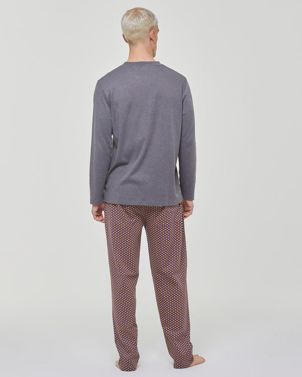 Dattero interlock cotton long pyjamas