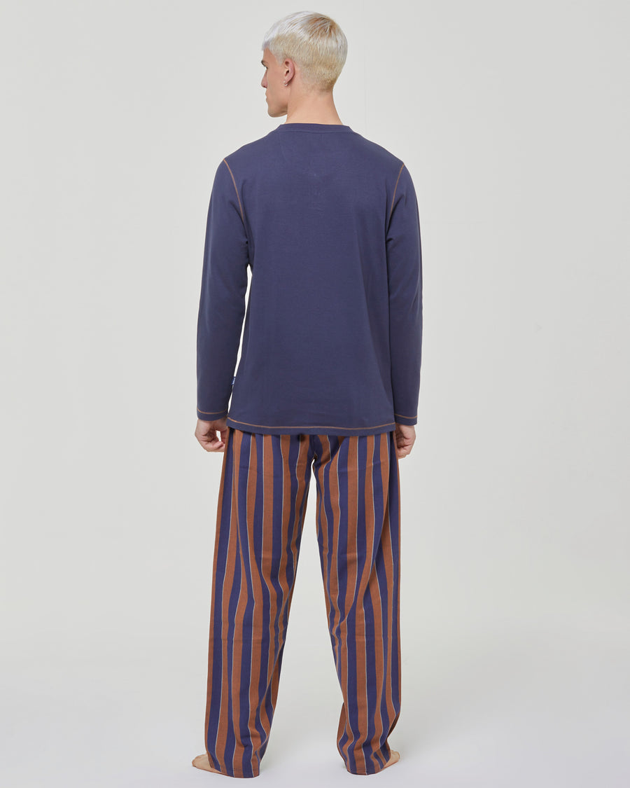 Zenzero interlock cotton long pyjamas