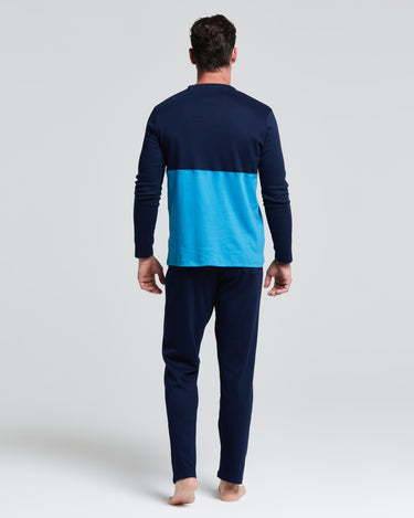 Pyjama long en coton interlock Cappero