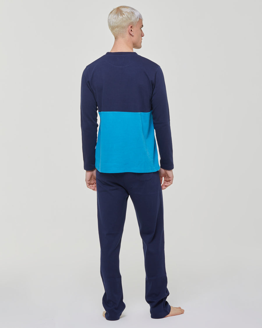 Cappero interlock cotton long pyjamas