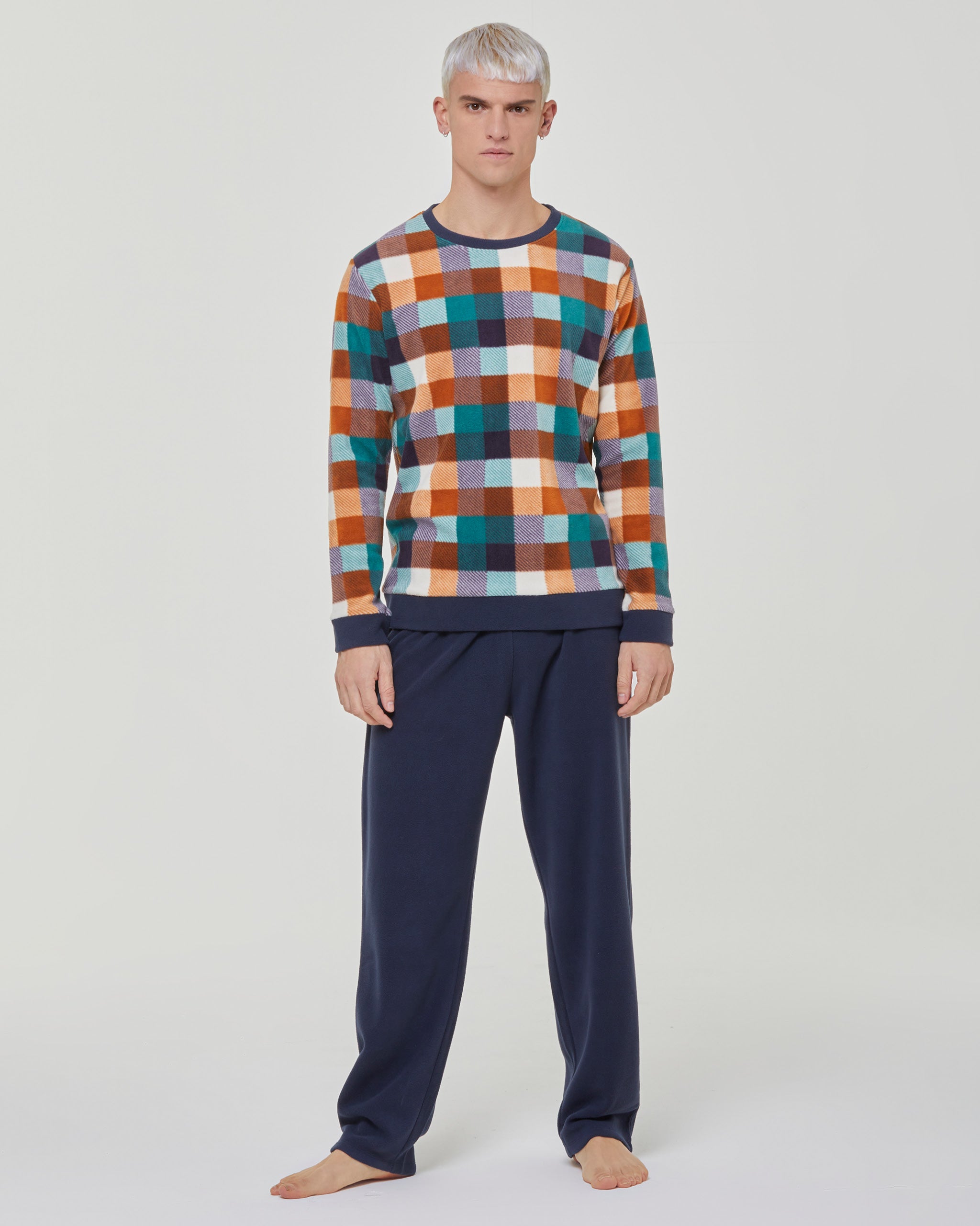 Completo pigiama t-shirt + pantaloni - 2 pezzi - Blu - Bambina - 5.50 Completo pigiama t-shirt + pantaloni - 2 pezzi - Blu - Bambina - 5.50