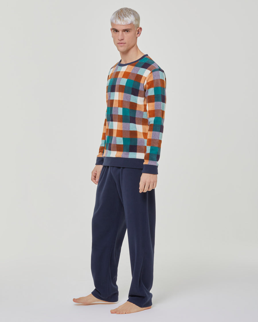 Pigiama Lungo Uomo Dragon Ball Z - Cotone E Poliestere | Blu Navy, Taglia S - Foto 5