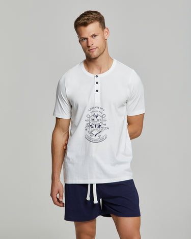Kurze Baumwollpyjama Giuseppe