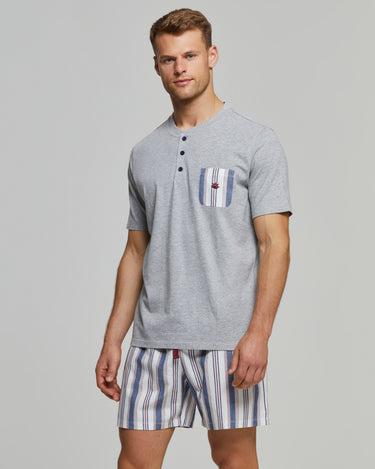 Lange Baumwollpyjama Albino