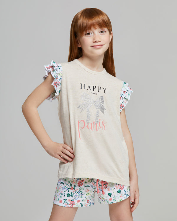 Holly short cotton pajamas