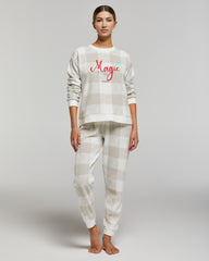 Pyjama long en polaire Aria