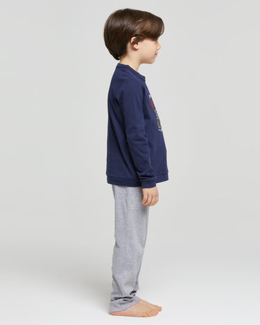 Giacomo long cotton interlock pajamas