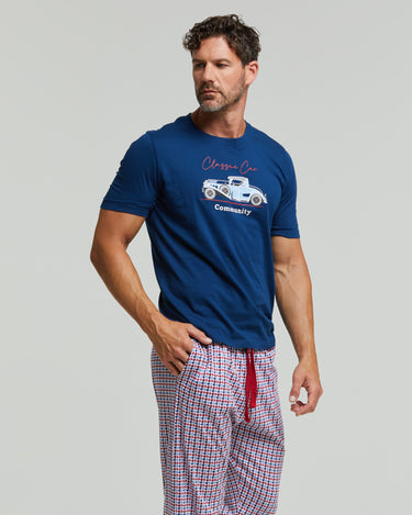 Pyjama long en coton Carlo