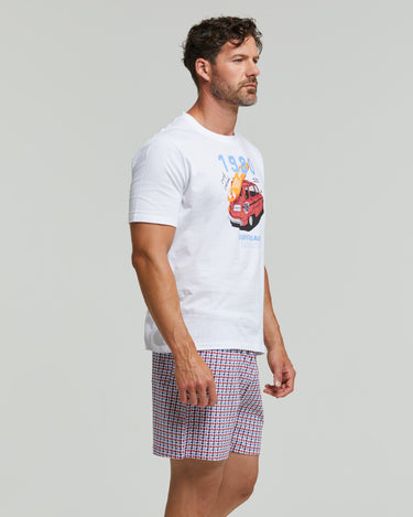 Kurzer Baumwollpyjama Remigio
