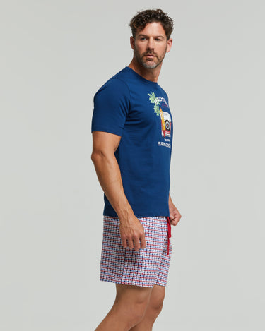 Kurzer Baumwollpyjama Remigio